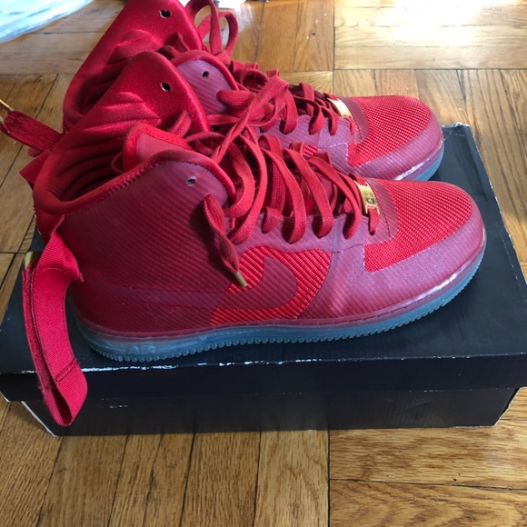 Nike Air Force 1 High CMFT Lux University Red - Picture 2 of 4